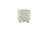 Maya Engraved Pot 17.3 x 17.3 x 15.1 cm